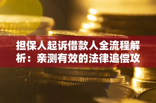 北京担保人起诉借款人全流程解析：亲测有效的法律追偿攻略