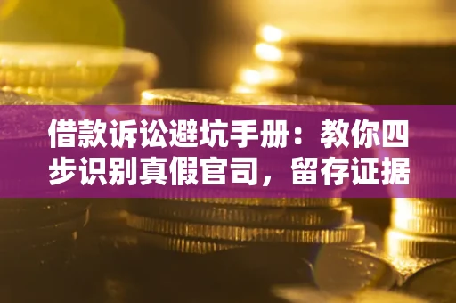 北京借款诉讼避坑手册：教你四步识别真假官司，留存证据不踩雷