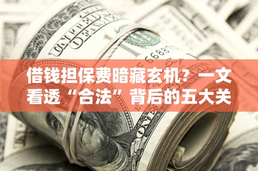 北京借钱担保费暗藏玄机？一文看透“合法”背后的五大关键陷阱