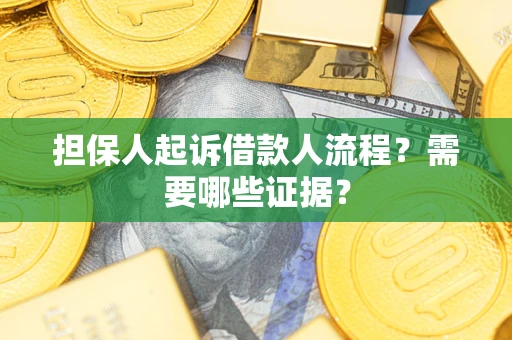 北京担保人起诉借款人流程?需要哪些证据? 北京担保人起诉借款人流程?需要哪些证据?