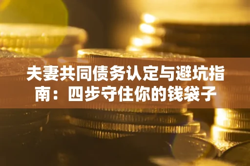 北京夫妻共同债务认定与避坑指南：四步守住你的钱袋子