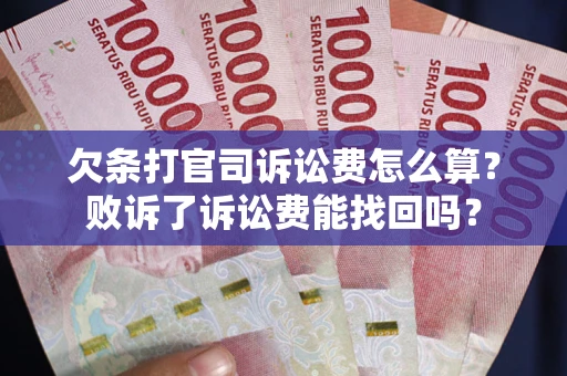 北京欠条打官司诉讼费怎么算？败诉了诉讼费能找回吗？