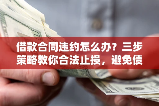 北京借款合同违约怎么办？三步策略教你合法止损，避免债务危机升级